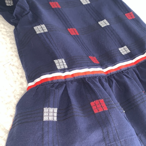 Tommy Hilfiger Navy Ruffle Sleeve Dress EUC 18M - Picture 7 of 14